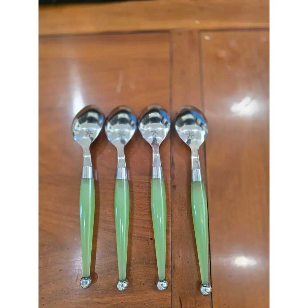 Vintage Spoons unbranded style Cambridge Fiesta set of 4 dinner size